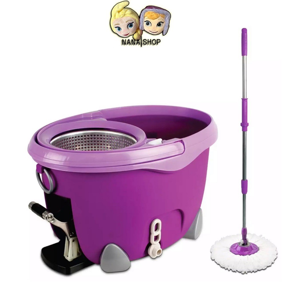 🚀พร้อมส่ง | ถูก🚀【ไม้ถูพื้นถังปั่น】Be Wish Stainless Pro Series2 ชุดถังปั่น  ถังถูพื้น ไม้ม๊อบถูพื้น 