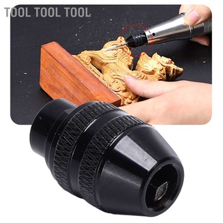 หัวจับดอกสว่าน อะลูมิเนียมอัลลอย 0.3‐3.2 มม. 3 ขากรรไกร เปลี่ยนเร็ว สําหรับ Dremel