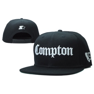 Compton หมวกเบสบอล กันแดด ปักลาย ปรับได้ คุณภาพสูง แฟชั่นฤดูใบไม้ผลิ ฤดูร้อน สําหรับผู้ชาย และผู้หญิง