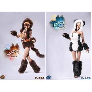 Toysoverzone POPTOYS 1/6 F-30A /F-30B Animal COSPLAY Suit - Lion/Panda COSPLAY