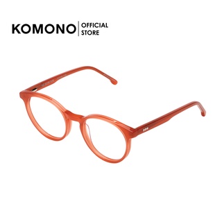 KOMONO Richie Slim Brick  กรอบแว่นสายตา ทรงหยดน้ำ สีอิฐ