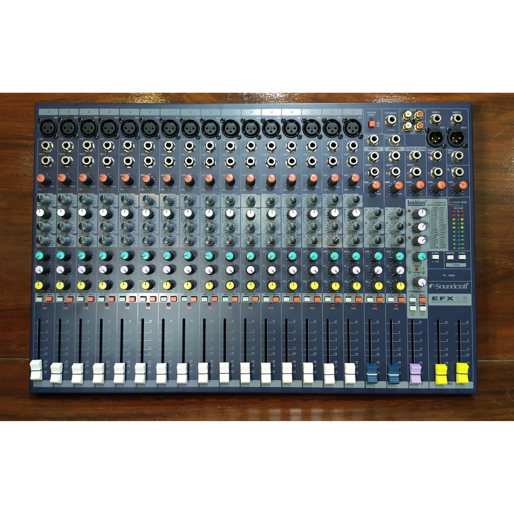 SOUNDCRAFT รุ่น EFX16 มิกเซอร์ 16 CH มีเอฟเฟคแท้เสียงหวานๆ (Lexicon digital effects processor)