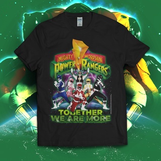 เสื้อยืดฤดูร้อนhotเสื้อยืด - POWER RANGERS • เสื้อยืดแนวคิดS-3XL