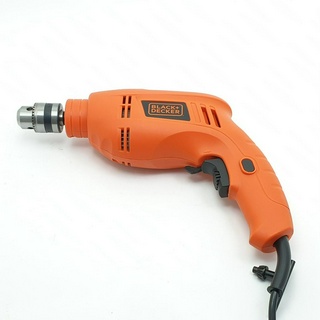 Ghouse online BLACK AND DECKER สว่านกระแทกไฟฟ้า 10 มม. 550W   TB555-B1 สีส้ม