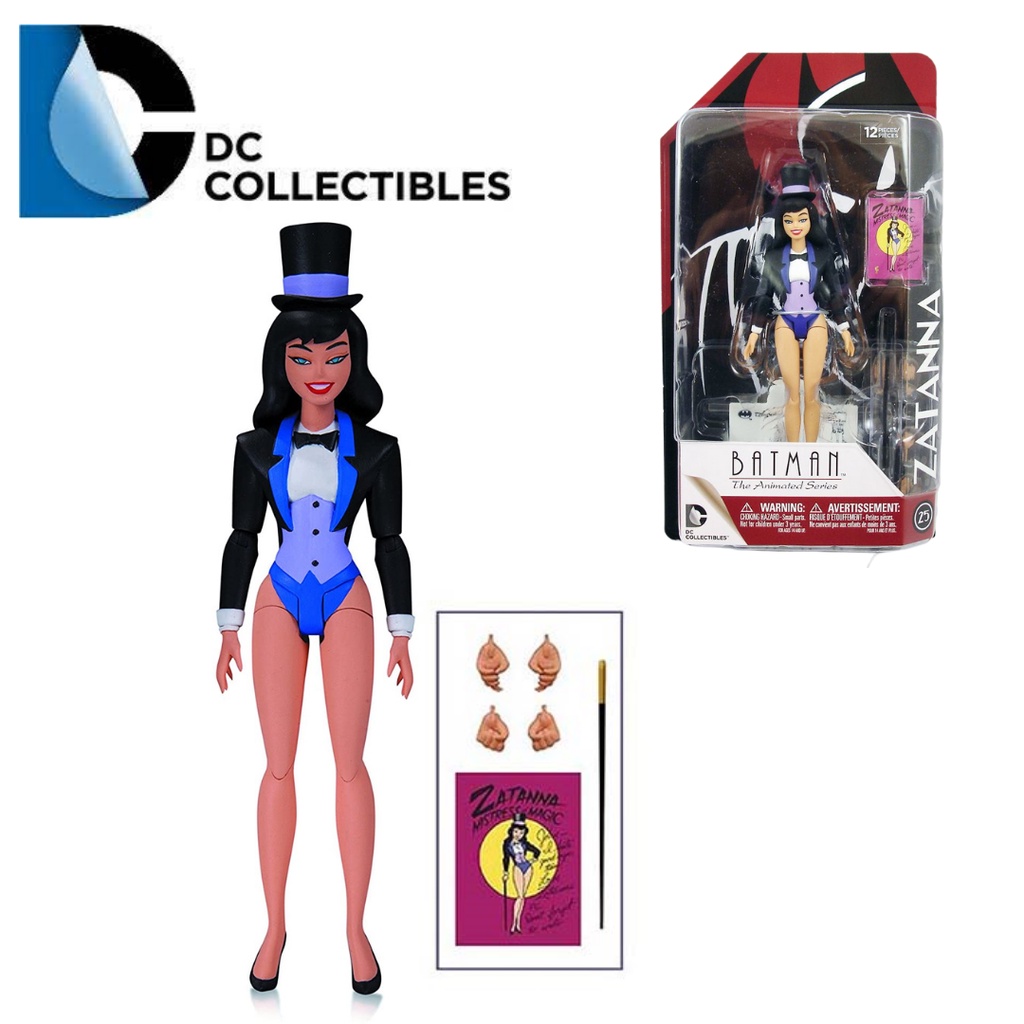 DC Collectibles Batman Animated Series - Zatanna Action Figure V ** โปรดตรวจสอบรูปภาพจริงก่อนการสั่ง