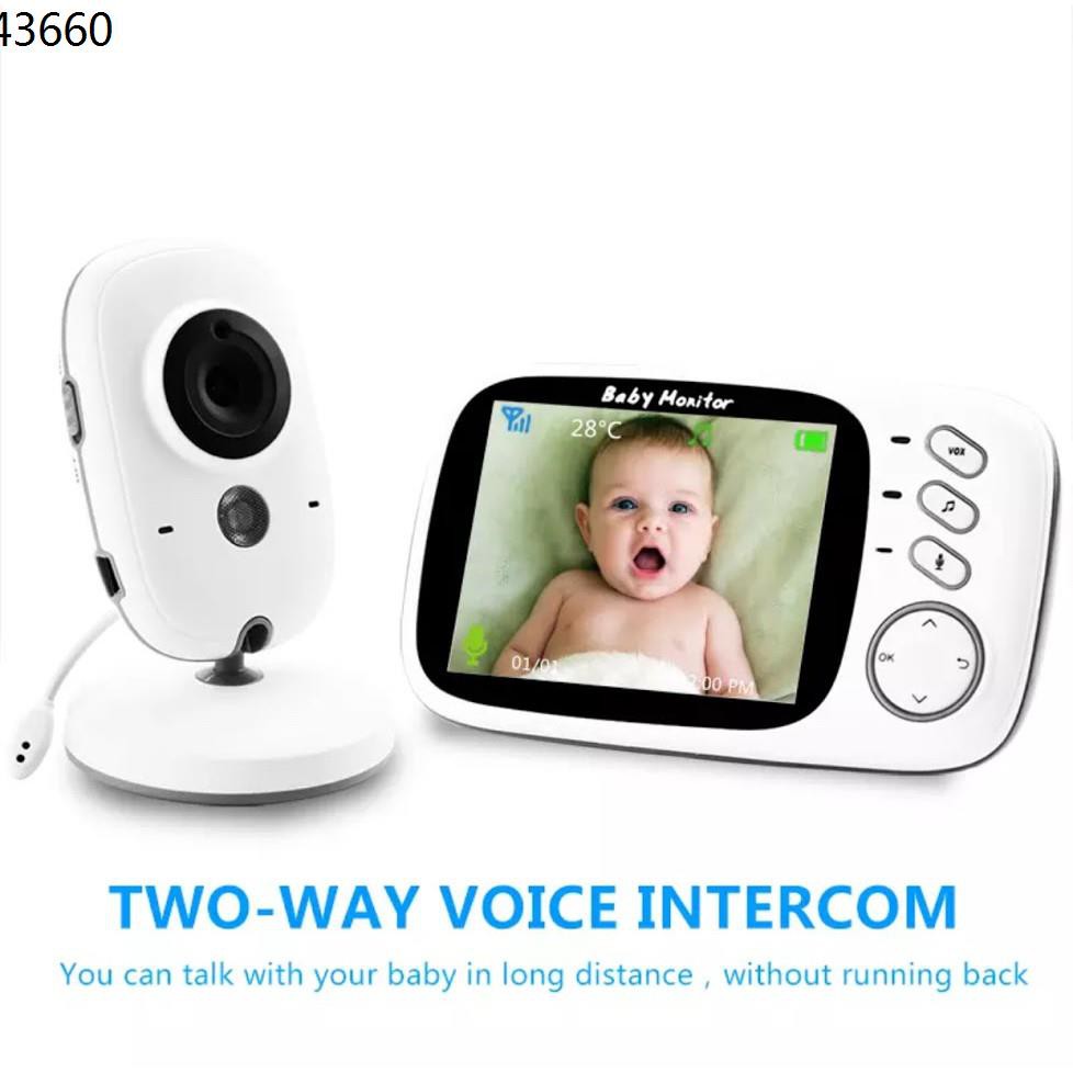 กล้องวงจรปิดจิ๋ว กล้องงู ฟิล์มกล้องฟรุ้งฟริ้ง กล่องวงจรปิด ♭พร้อมส่งจากไทย VB603 Video Baby Monitor 2.4G ไร้สาย LCD ขนาด