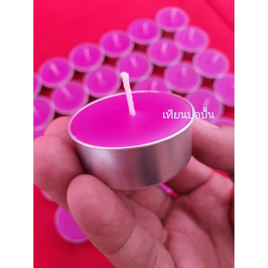 เทียนหอมทีไลท์(10ก้อน/แพค) #เทียนหอม เทียนสปา เทียนถ้วย Tealight Candle with Smell