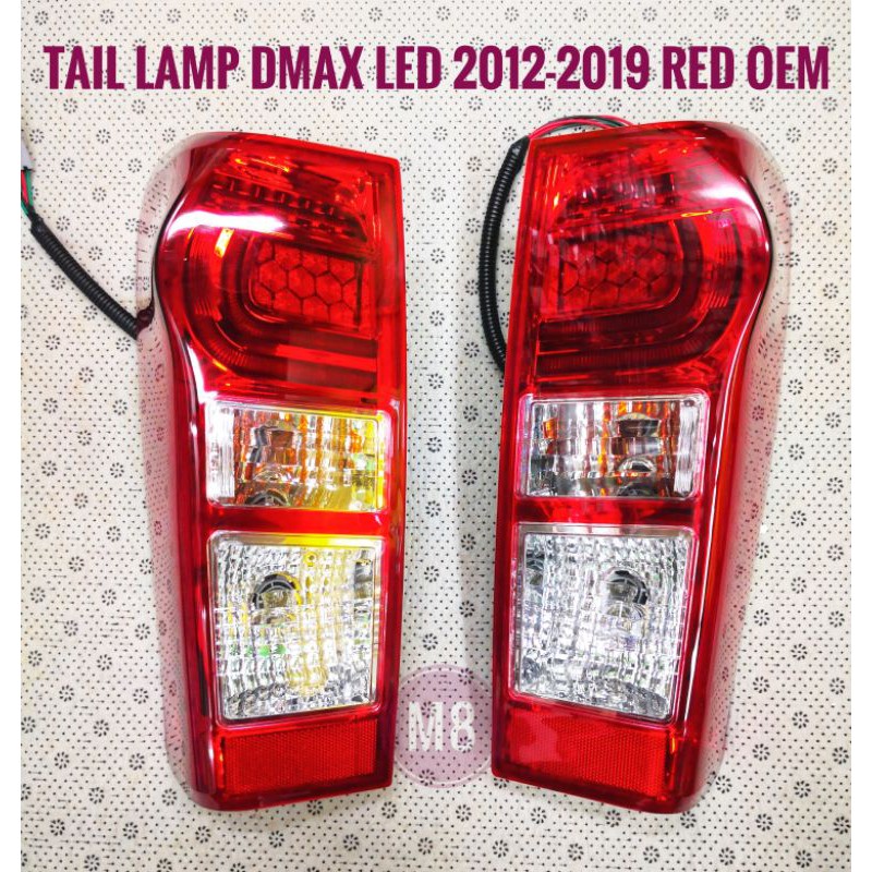 ไฟท้าย​ dmax​ led 2012​ 2014​ 2016​ 2018 2019​ ไฟท้ายเดิม​ ดีแมค​ 1.9​ taillamp​ isuzu​ new dmax​ Dm