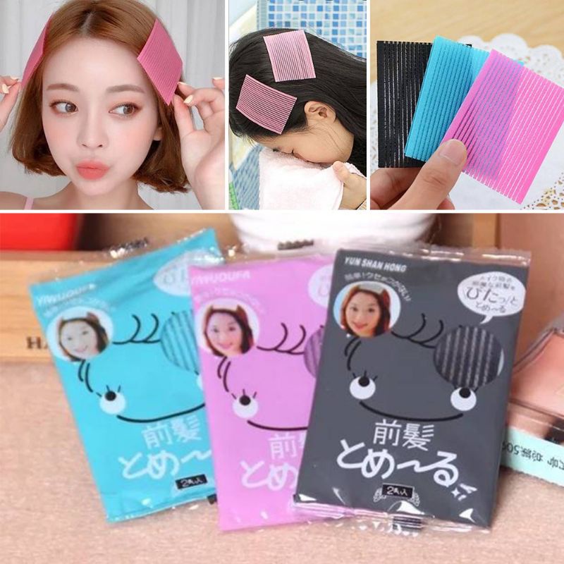 แผ่นแปะผม แผ่นเก็บผม สำหรับตอนแต่งหน้า ล้างหน้า มาส์กหน้า แปะผม ที่แปะผม ที่ติดผม ไม่ให้ผมปิดบังใบหน้า ไม่ทำให้ผมเสียทรง - รูปที่ 6