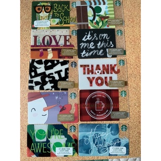 Starbucks cards USA 10 ใบ 220