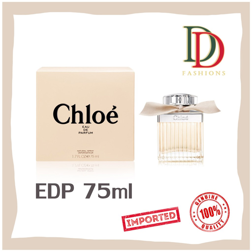 Chloe EDP for women 75ml (โบว์ครีม) นำเข้า แท้ 💯% ​