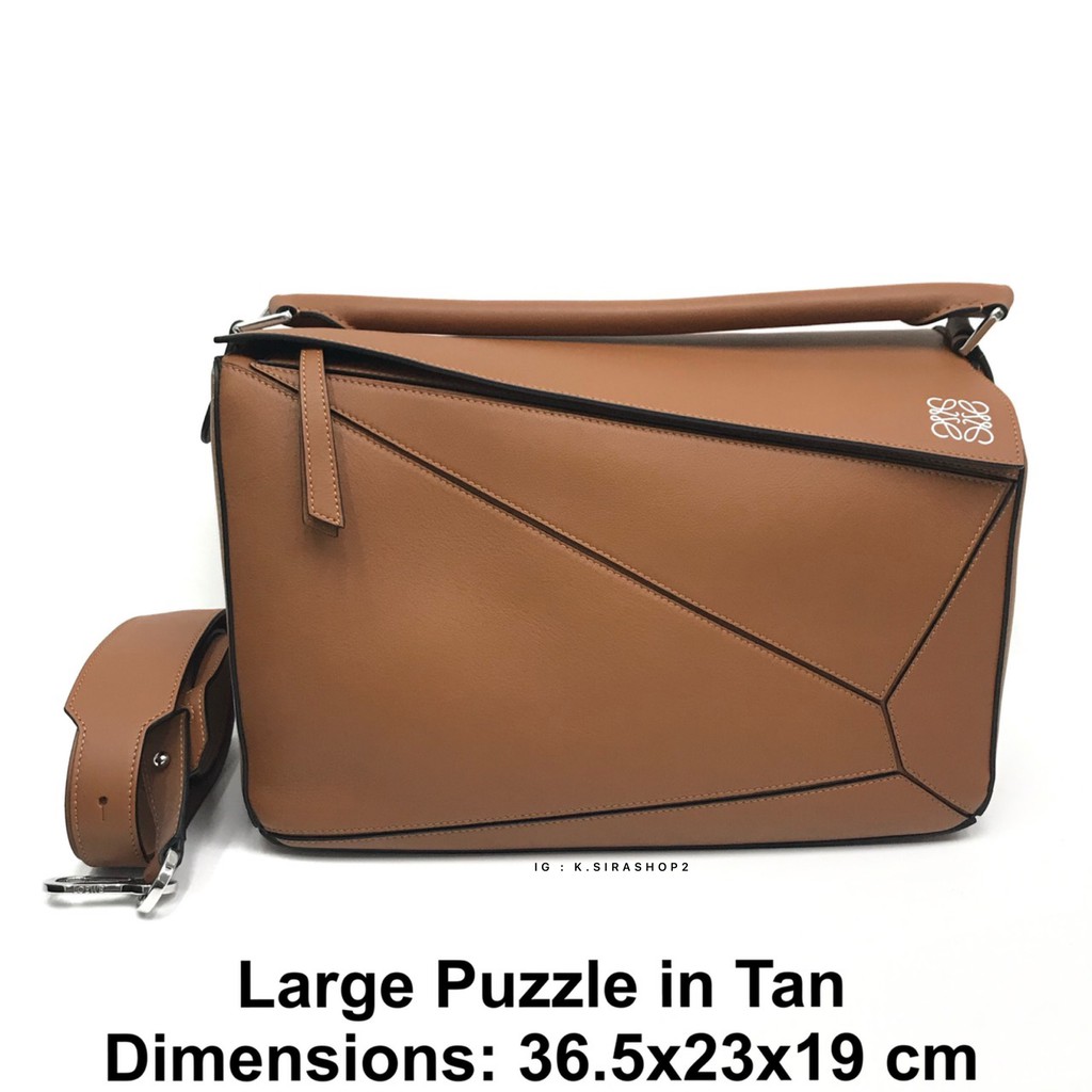 [ส่งฟรี] New Loewe Puzzle Large Bag