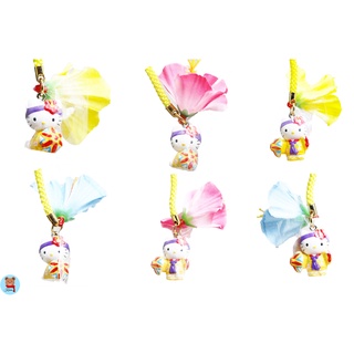 ✅flower set okinawa Hello Kitty Souvenir keychains from Japan Sanrio🇯🇵พวงกุญแจ คิตตี้ ของฝากจากญี่ปุ่น ซานริโอ้ ดอกไม้