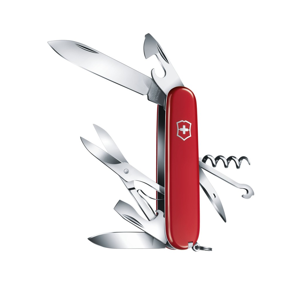 Victorinox Climber - Medium Pocket Knife for Climbing (1.3703) Swiss Army Knife | อุปกรณ์เสริมตั้งแคมป์และเดินป่า — صورة 2