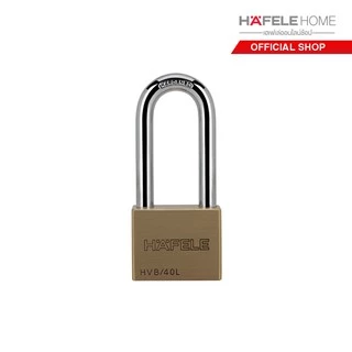HAFELE กุญแจคล้องสายยูทองเหลือง 40 มม. / BRASS PADLOCK 40 mm.