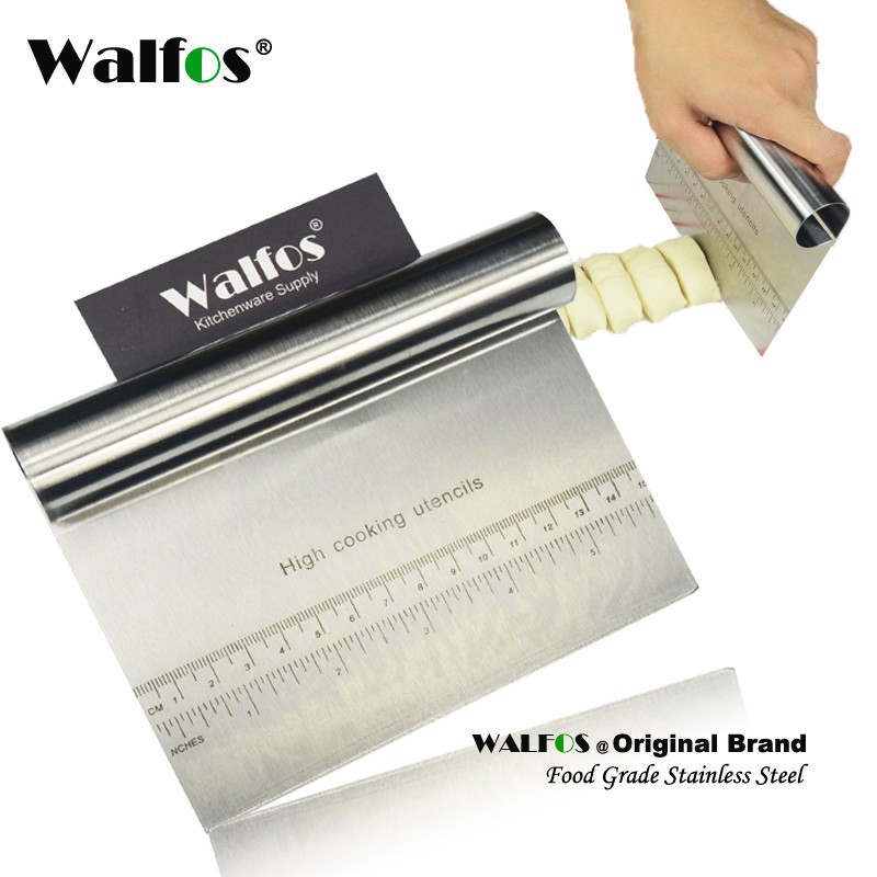WALFOS อุปกรณ์สแตนเลสสำหรับตัดเค้กพิซซ่า