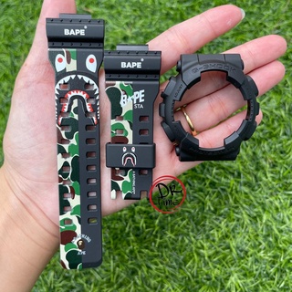 กรอบสาย G-SHOCK ของแท้ 100% สกรีน Bape รุ่น GA-11O,GA-14O,GA-1OO ,GA-12O,GD-12O,GD-1OO,GAX-1OO