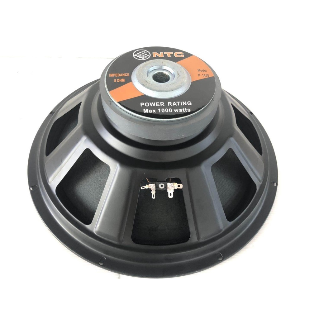 NTC ดอกลำโพง 15 8OHM 1000W รุ่น P  1450 สำหรับ ลำโพงเครื่องเสียงบ้าน ตู้ลำโพงกลางแจ้ง (สีดำ)แพ็ค 2 ด