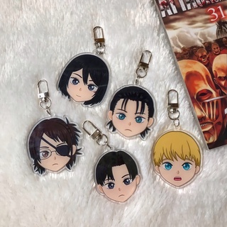 พวงกุญแจ Attack on titan | Fanmerch fanmade โดย delita.id