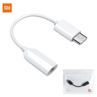 Xiao Mi Type-C To 3.5 มม. อะแดปเตอร์สายเคเบิ้ลหูฟัง Mi 8 6 Se A2 Mix 2 2S Usb Type-C To 3.5 มม.