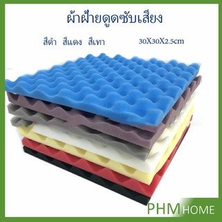 แผ่นซับเสียง 12 ฟองน้ำดูดซับเสียง  สตูดิโอการบันทึกเสียง  slot sound-absorbing cotton