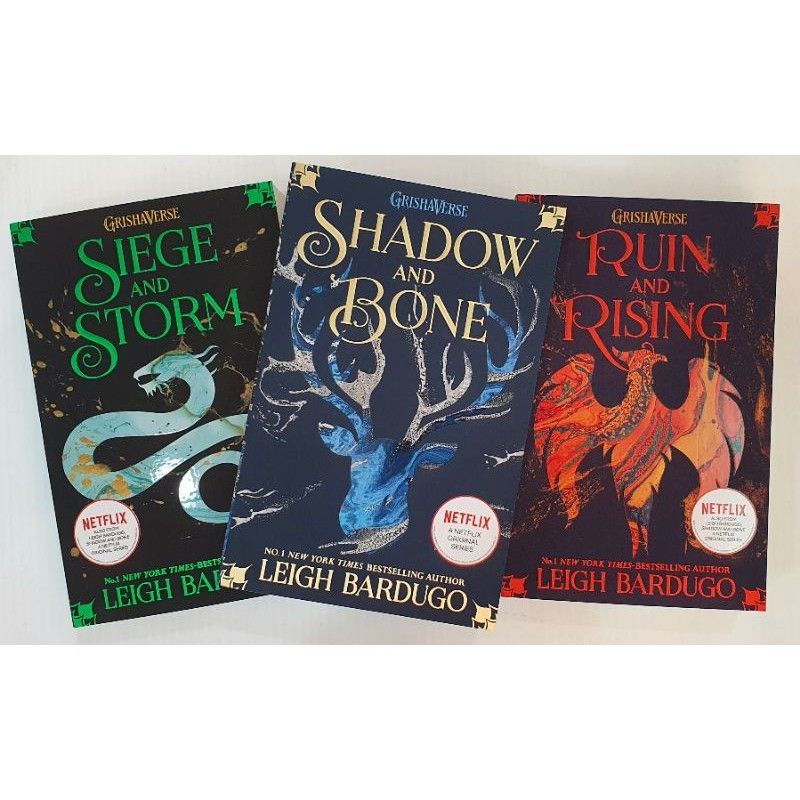 Grishaverse Shadow and Bone Siege and Storm Ruin and Rising Six of crow ...