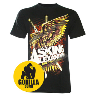 Gorilladumb เสื้อยืดลายวงดนตรี แอสกิงอะเล็กซานเดรีย Asking Alexandria