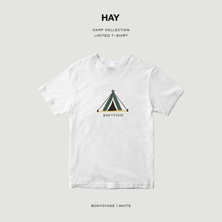 เสื้อยืดผ้าฝ้ายHAY / camping เสื้อยืด