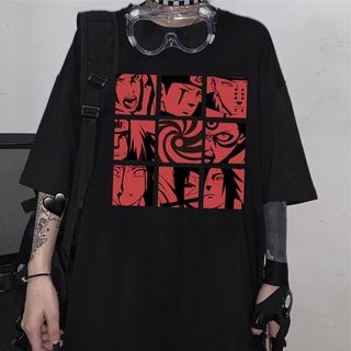 เสื้อยืดผ้าฝ้ายพรีเมี่ยม เสื้อยืด พิมพ์ลายการ์ตูนนารูโตะ Itachi U Nisex สไตล์ญี่ปุ่น แฟชั่นคู่รัก สําหรับผู้หญิง