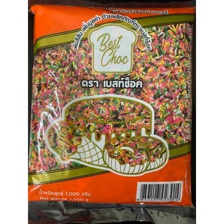 ท๊อปปิ้ง(Topping) เม็ดสีตกแต่ง โรยหน้า ขนมเค้ก ไอศกรีม เบเกอรี่ (แบบคละสี) (500 กรัม)