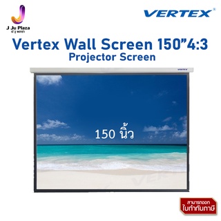 Projector Screen  Vertex Wall Screen 150”4:3/(120"x90")/4:3/Matt White/จอแขวนมือดึงเวอร์เทคซ์ 150" (120นิ้วx90นิ้ว) 4:3