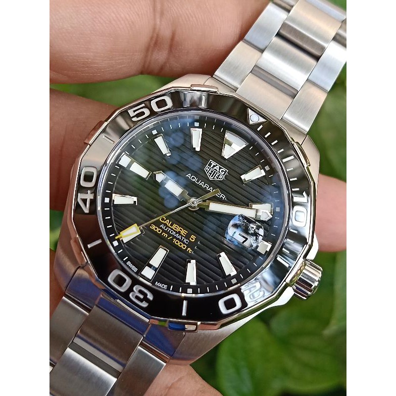 Tag Heuer Aquaracer Auto Calibre 5 Black Ceramic Way201a 