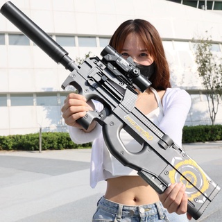 P90 กระสุนปืนกระสุนอ่อนปืนเด็กของเล่นเด็ก ak47 ปืนของเล่น