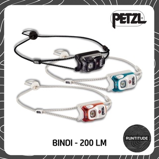 Petzl ไฟฉายคาดหัว รุ่น Petzl BINDI Hadlamp 200 lm Headlamp Outdoor เฮดแลมป์ เทรล ของแท้ รับประกัน 5 ปี