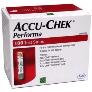 ‼️พร้อมส่ง​ แผ่นวัดระดับน้ำตาล​ AccuChek​ Performa​ #​ของแท้💯  exp 02/24