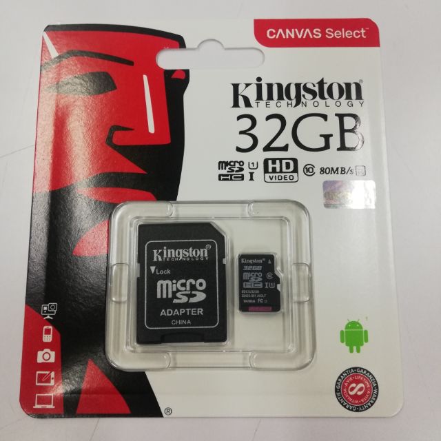 Micro​ SD​ card​ 32gb.kingston