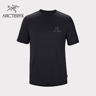 Arcteryx เสื้อยืดแขนสั้นลําลอง ผ้าฝ้าย พิมพ์ลายโลโก้ ARCLOGO EMBLEM แฟชั่นฤดูร้อน สําหรับผู้ชายS-5XL