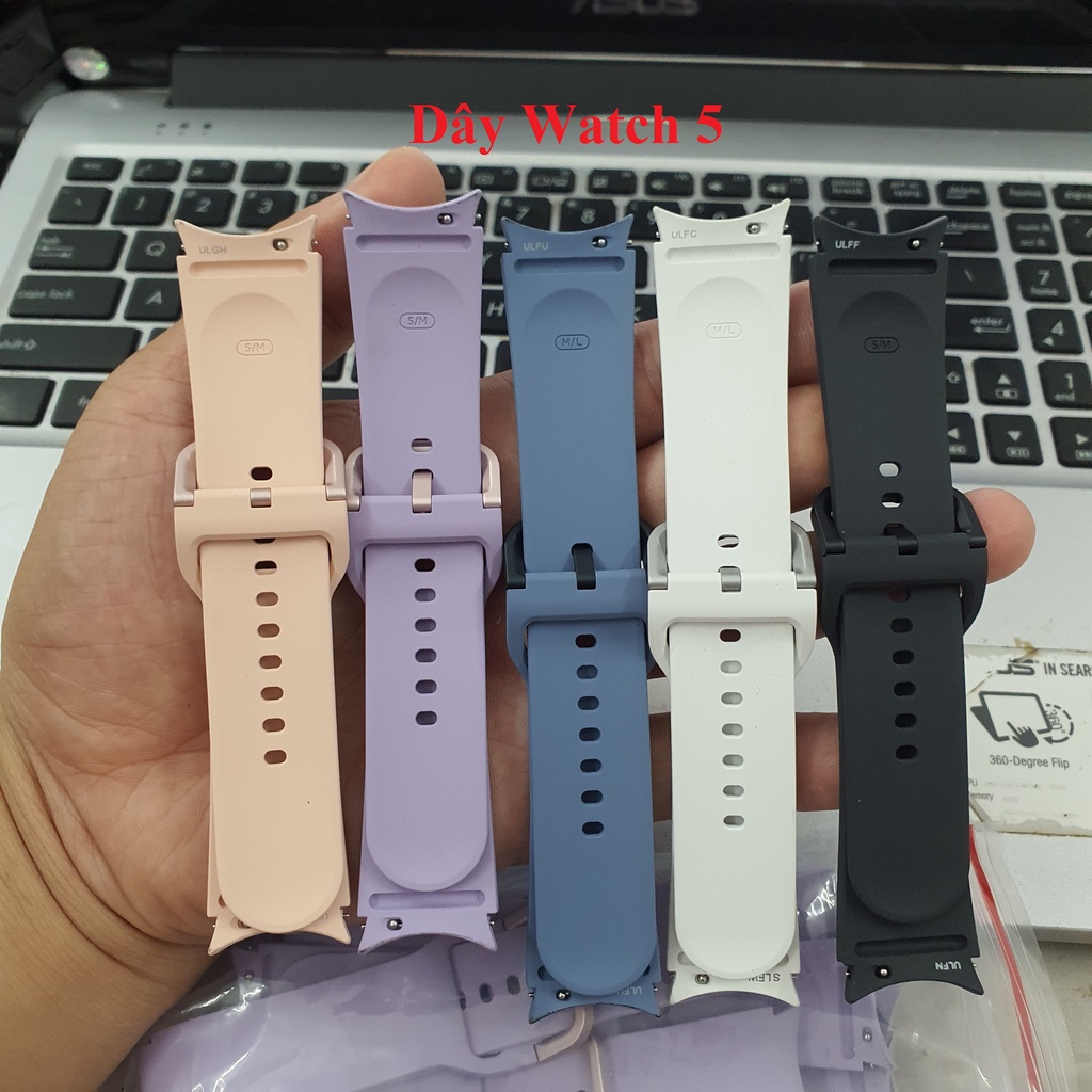 สายนาฬิกา Samsung Galaxy Watch 5 ของแท้ ใช้งานได้สําหรับ Watch 4/ Watch 5/Watch 6/ W5pro... ขนาด 20ม