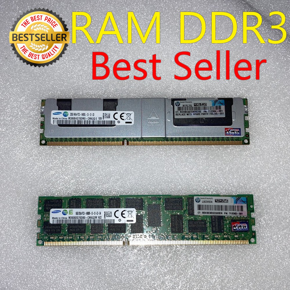 (ส่งฟรี) RAM Memory DDR3 ECC สำหรับ Dell Server R320 R410 R420 R520 R610 R620 R710 R820 ของแท้ รับปร