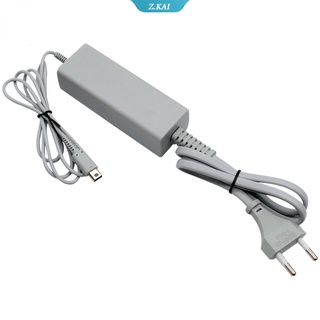 อะแดปเตอร์ชาร์จ AC สําหรับจอยสติ๊กควบคุมเกมแพด Nintendo Wii U ปลั๊ก US EU 100-240V สําหรับ WiiU Pad