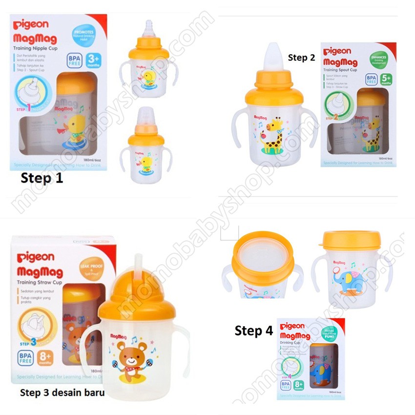 ถ้วย Pigeon MagMag Step 1 / Step 2 / Step 3/4 - PIGEON MAG MAG