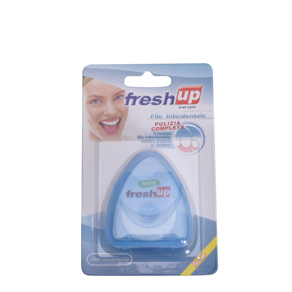 50เมตรไหมขัดฟันทําความสะอาดฟันแบบพกพาสุขภาพสุขอนามัยอุปกรณ์ - รูปที่ 2