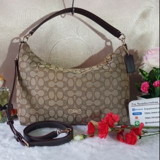 COACH F58284 EAST/WEST CELESTE CONVERTIBLE HOBO IN OUTLINE SIGNATURE