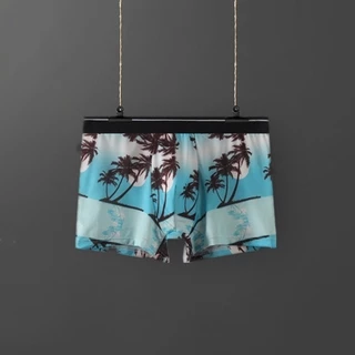 [1PC สีสุ่ม] men's underwear ultra-thin breathable sexy boxer briefs