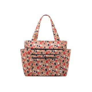 Cath Kidston Recycled Rose Large WFH Tote Marble Hearts Ditsy Brown