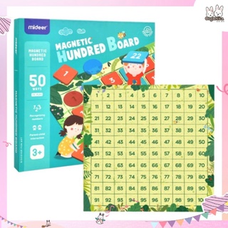 Mideer Magnetic Hundred Board Game บอร์ดเกมเสริมพัฒนาการ ตัวเลข 1-100