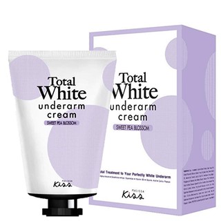 Malissa Kiss Total White Underarm Cream 30ml.(Sweet Pea Blossom) ครีมรักแร้ขาว มาริสา คิดส์ ช่วยปรับสีผิวไม่สม่ำเสมอ