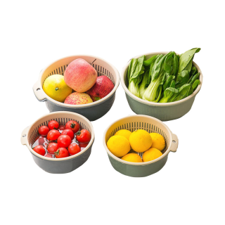 โปรโมชั่น : ตะกร้าระบายน้ำ แบบหนาสองชั้น ขนาดใหญ่พิเศษ สำหรับใช้ในห้องครัว SA3084