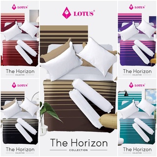 Lotus ชุดผ้าปู+ผ้านวม The Horizon Collection ชุดผ้าปูที่นอนในโทน Solid Colour