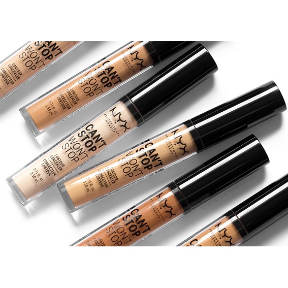 ของแท้/พร้อมส่ง NYX Professional Makeup Can’t Stop Won’t Stop Contour Concealer 3.5ml. นิกซ์ คอนทัวร